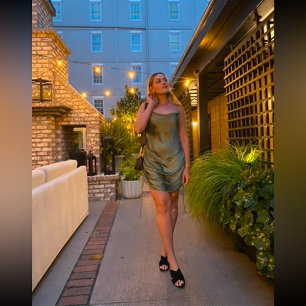 Wilfred Only Ruched Slip Dress